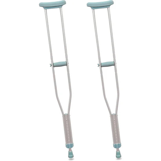 Muletas Axilares Adulto (x2 uds), Muletas de Aluminio Regulables | PEPE