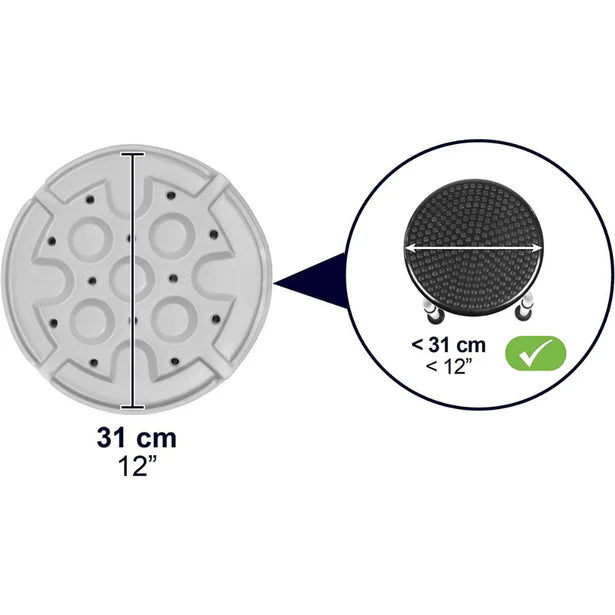 Cojín Taburete Ducha - Redondo