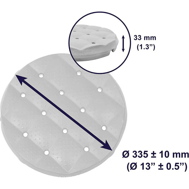 Cojín Taburete Ducha - Redondo