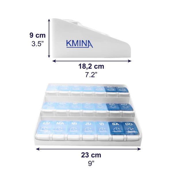 Pastillero Semanal - 3 Tomas