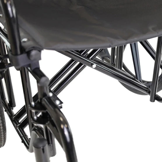 Silla de Ruedas Acero - Bariátrica (56 cm)