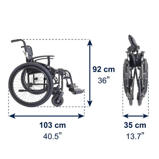 Silla de Ruedas Aluminio - Todoterreno