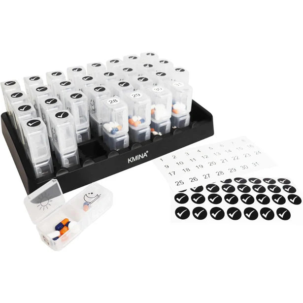 Pastillero Mensual - 2 Tomas