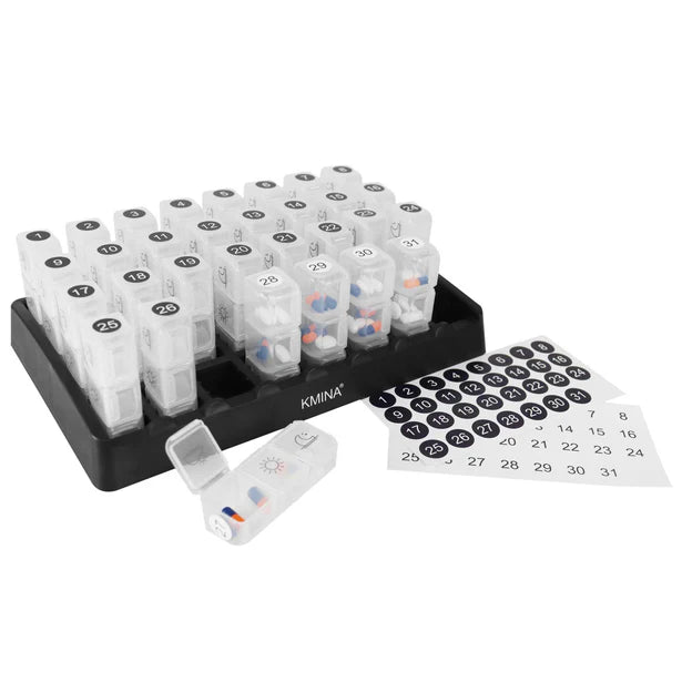 Pastillero Mensual - 3 Tomas