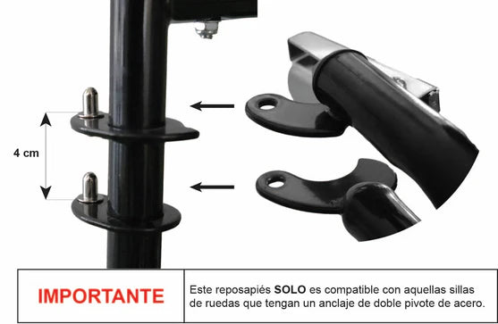 Reposapiés Elevable Silla